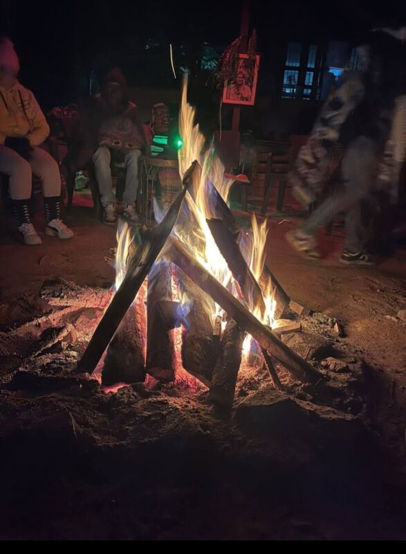 bofire in the ayahuasca retreat