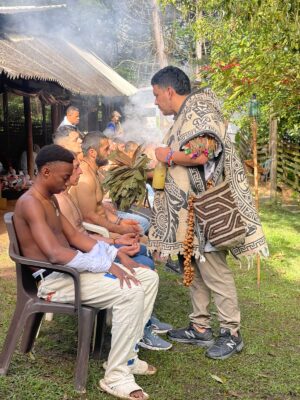 the shaman ayahuasca ceremony
