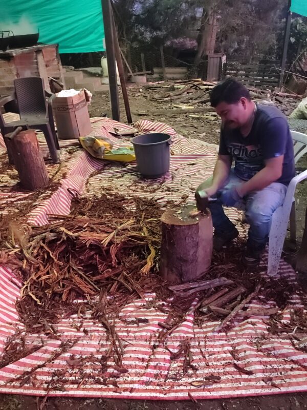 ayahausac cooking process